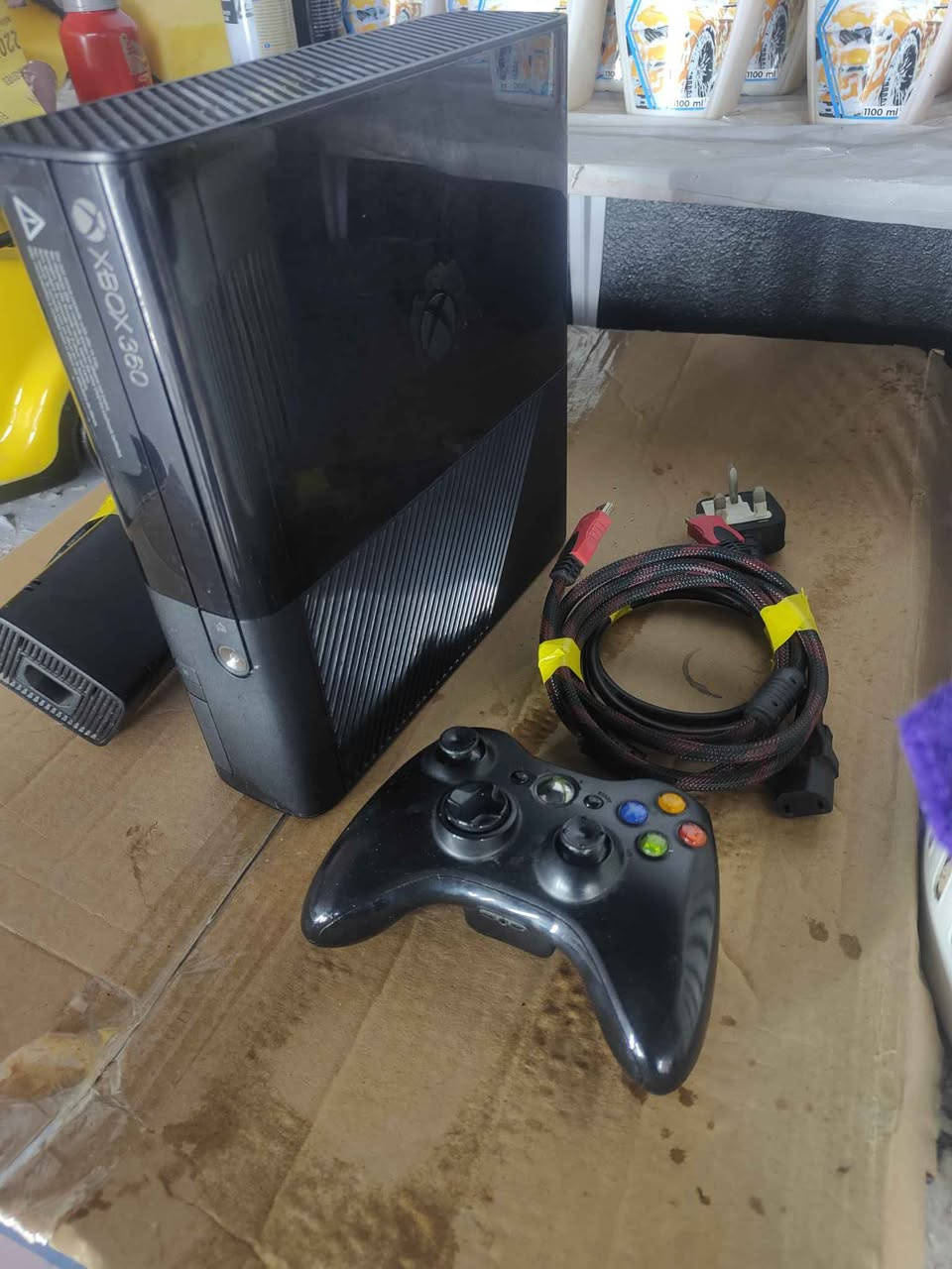 السلام عليكم 
Xbox 360 Super Slim
250GB
كلش نضيف
مكان ال قرص شغال
جوستك اصلي بس يحتاج تصليح  
كامل ملحقات
قفله85الف كركوك, العراق


**إذا كنت صاحب هذا الإعلان وتريد حذفه لأي سبب، رجاءا أرسل رسالة إلى الدعم الفني**