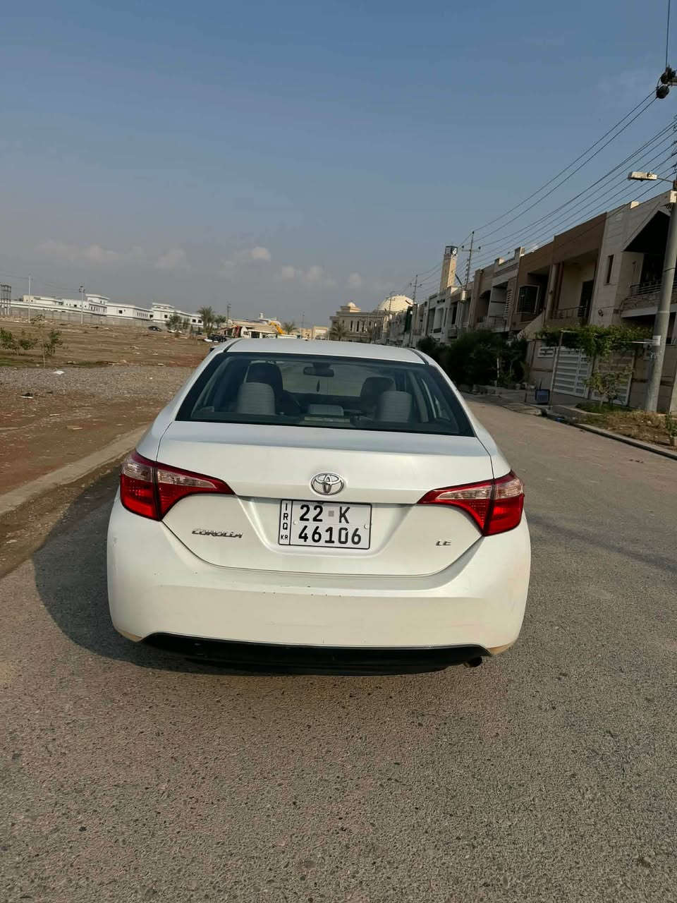 تويۆتا كرۆڵا مۆديل ٢٠١٧ موسفات Le ١١٨ هەزار ميل ڕۆیشتووە ٣ پارچەى پێشى بۆياخ و تەزرەى
 هەيە ئيرباگ سيستەم ماباقى گێڕ و مەكينە و كارەبياتى بەشەرتە . موشتەرى نيى بێزارمان مەکە .
ژ.م *********** أربيل, العراق
