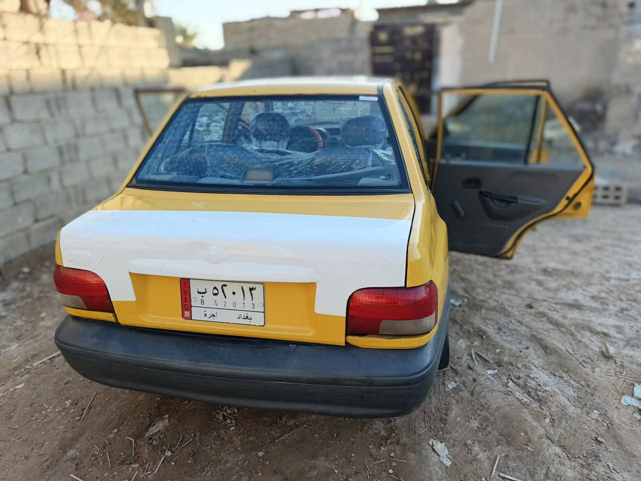 السلام عليكم ورحمة الله وبركاته
سايبا ١٢
مصفره هيئه وغرامات عليها ٢٠٠الف فقط

سياره مثل ما واضحه كدامك حلوه مال جناي ع باب الله
السعر ٢٠ ورقه 
الشراي يتصل تحويل ثاني يوم راعيها من أهل بغداد 
السياره رقمها بغداد 
***********
