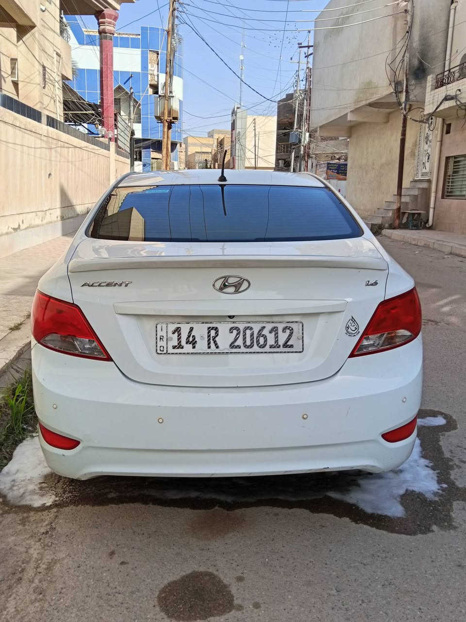 اكسنت موديل 2015 تحويل ثاني يوم بأسمي سنويه وارقام جديده خليجي بيه صبغ الباب فقط مفوله فتحه ويل كب تحكمات شاشه كامره حساسات اشاير بلمري مكينه 1600 لايتات زنون تخم تاير جديد حداديه جديده تبريد ثلج سعرها 94 وبيه مجال للاستفسار *********** مكاني الناصريه
