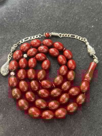 سبحة بكلايت الماني • ٤١ خرزة • منمشة