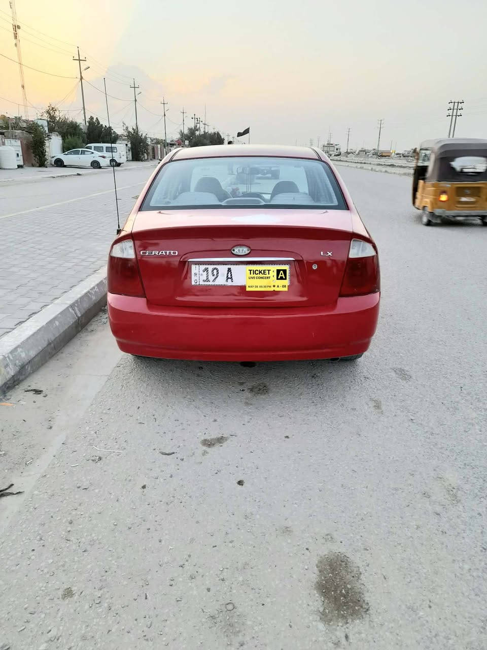 سلام عليكم مكلف بل نشر خاص مارد سيراتو ٢٠٠٦ بسم الولد من كربلاء سيف سعد صبغ حزام سياره جاهزا على كلامه من تبريد محرك ١٦٠٠ اوتوماتيك لسعر /٦٧/ ***********
