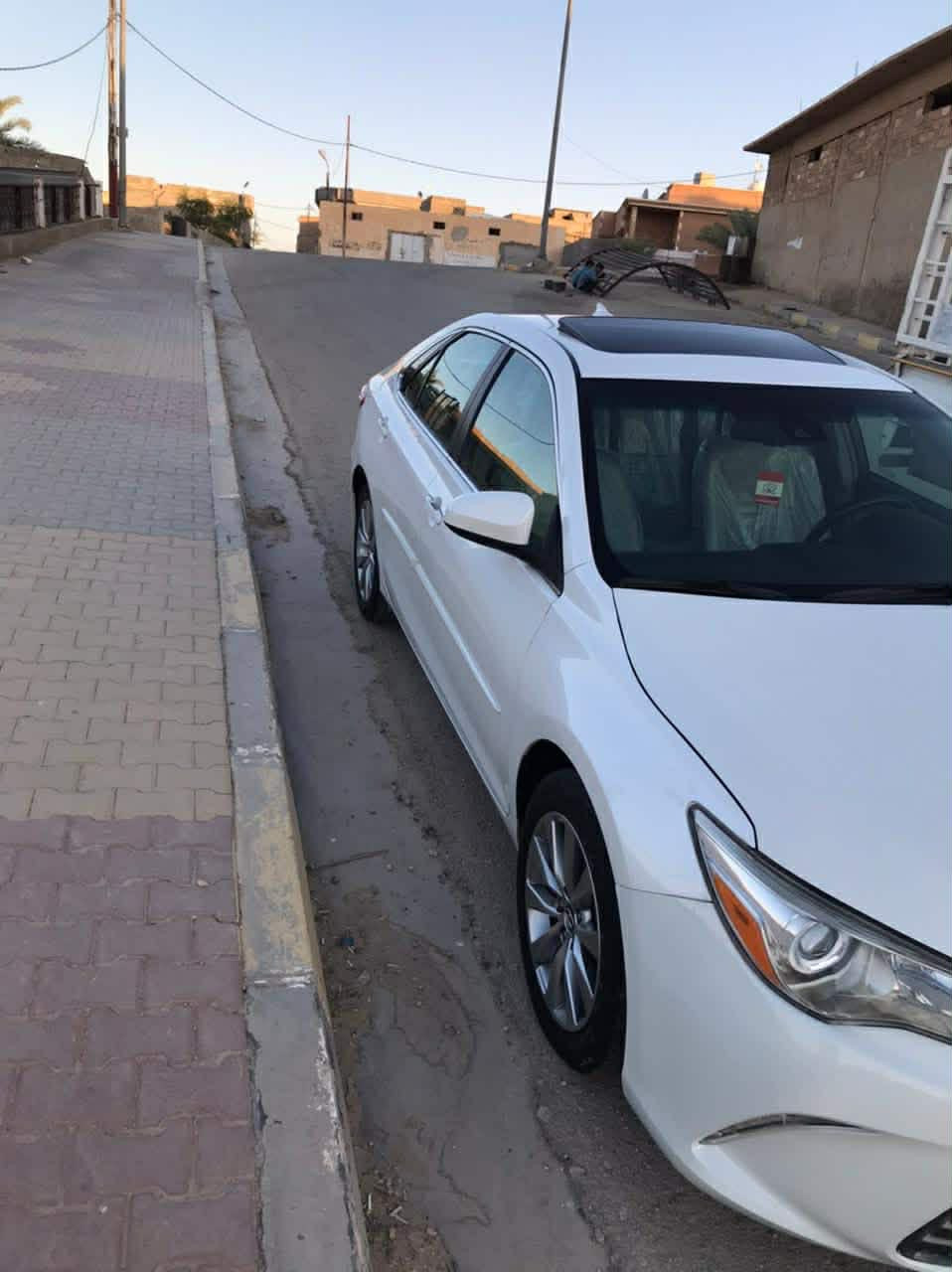 السلام عليكم
كامري 2017
وارد امريكي
فئه xli
فول مواصفات
ضرره بنيد بدون دواخل
بصمه تشغيل
فتحه سقف
كشنات كهرباء
كشنات تدفئه
كشنات جلد
سياره فول مواصفات
رقم سليمانيه شرط التحويل
ماشيه 140,000km
سياره جديده 
سعر 175 ورقه وبيه مجال
مكان سياره الانبار حديثه
***********
