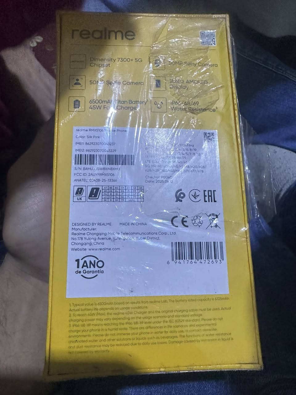 ريلمي جديد غير مستخدم بعده بجيس مامفتوح ذاكرة ٥١٢سعر ٥٠٠ قفل مكاني بغداد جكوك *********** توصيل ماعندي واتساب
