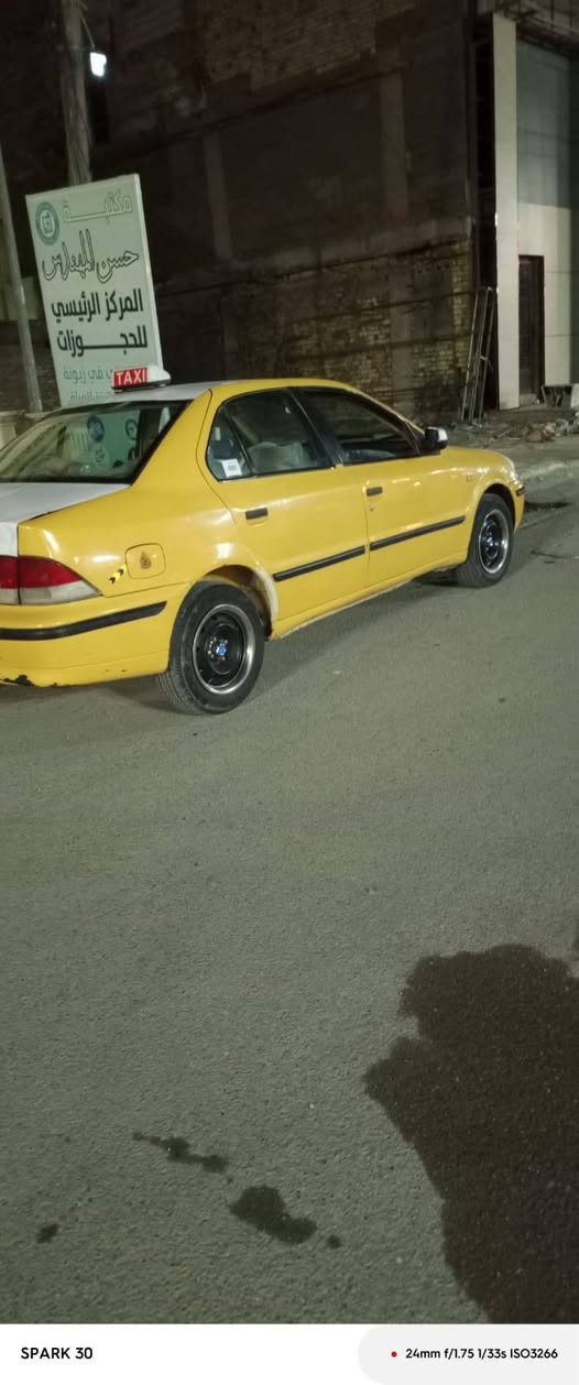 سلام عليكم سمند مديل ١١ 
مكينه كير حداديه تخم تاير خير من الله رقم انكليزي بسمي تحويل ثاني يوم مصفره غرامه وهيه السعر 30 وبيهه مجال العنوان بغداد البلديات *********** @
