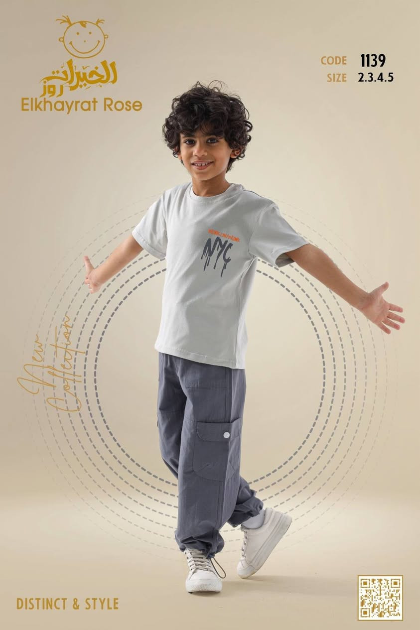 #الفهد_للأطفال
سوت ولادي
قياس 3-6 سنة #الفهد_للأطفال
قاط بناتي 3 قطع
 قياس 2-5 سنة  
متوفر توصيل داخل الصويرة وكافة محافظات العراق
للاستفسار ***********
