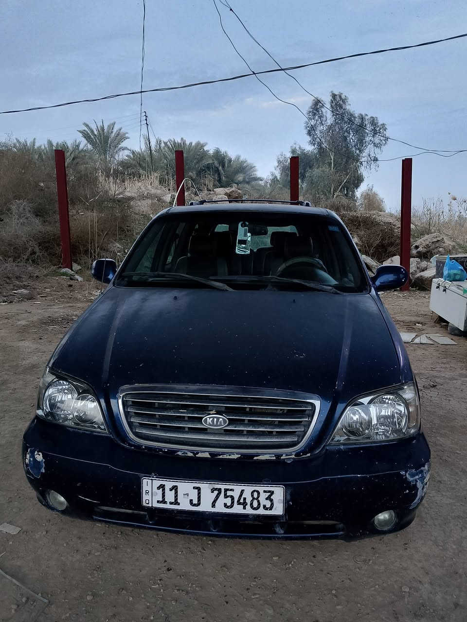 السلام عليكم كيا سيدونا 2005 بانزين رقم بغداد بسمي للبيع مكان السياره بغداد رقم  ***********

