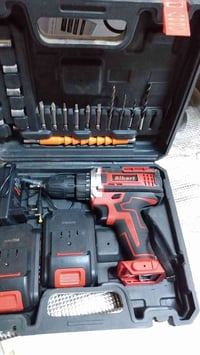 دريل شحن • بطاريتين • مع توصيل