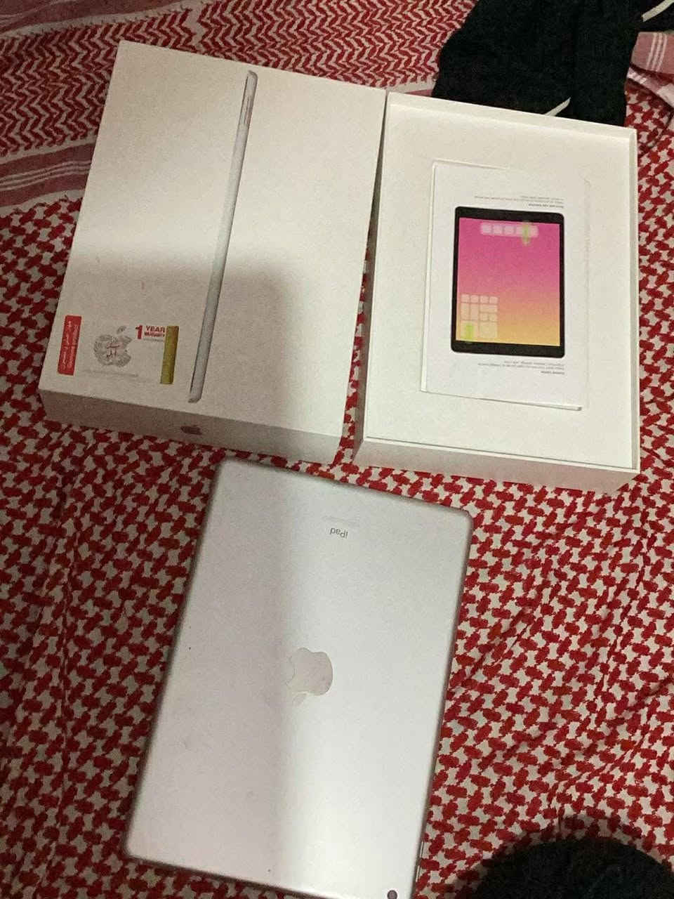 ايباد9للبيع
السعر/225وبي مجال
النضافه/100/100
الذاكره/64
كامل الملحقات كارتونته وشاحنته والوصل مال الشراء 
المكان/الديوانيه حي الجامعه
الاستفسار خاص


**إذا كنت صاحب هذا الإعلان وتريد حذفه لأي سبب، رجاءا أرسل رسالة إلى الدعم الفني**
