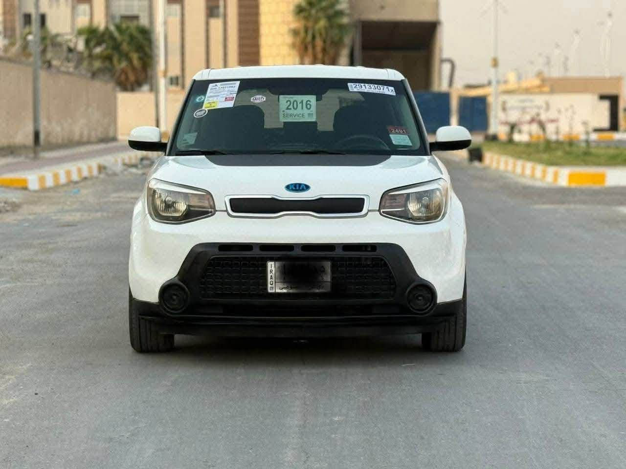 كيا صول موديل 2016 
رقم ذي قار 
سونارها مرفق بالصور سعرها 100 
مكانها بالديوانية 
رقم صاحب السياره ***********
