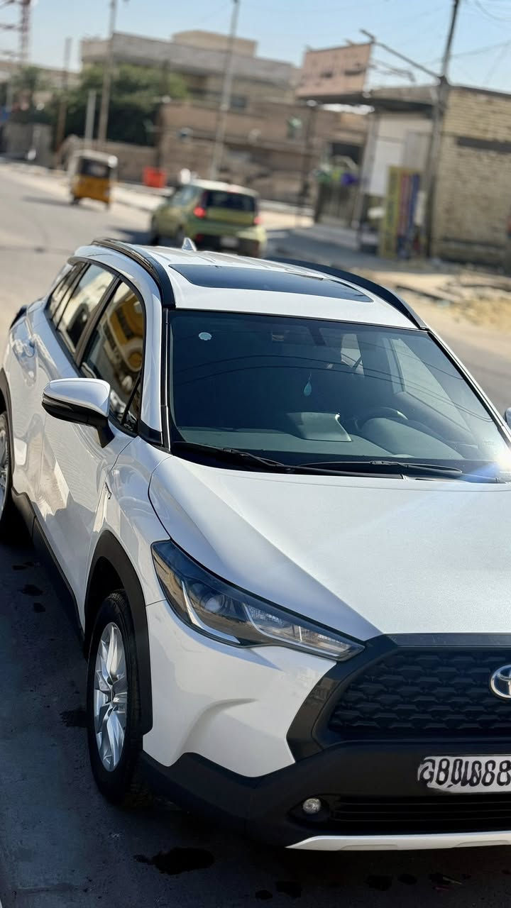 تويوتا كورلا كروز 2024 هايبرد وكاله SAS 
ضمان 8 سنوات  
تبديل دهن وصيانه مجانيه لحد 60 الف كيلو 
ماشيه حالياً 19 الف فقط
رقم بصره انكليزي
كفاله عامه بيه فقط طخه خفيف
المواصفات 
فتحه سقف 
تشغيل بصمه 
ابل كار بلي 
اندرويد اوتو 
كامره خلفيه 
رادار جانبي نقط عمياء
حساسات 
حساسات اطارات 
3 وضعيات قياده 
ويل كروم 
تبريد شاشه 
شاشه اعطال 
كروز سرعه 
مري كهرباء 
دخول بدون مفتاح 
كشاف ضباب امامي خلفي
للستفسار *********** // ***********
السعر 35 مليون 
البصره
