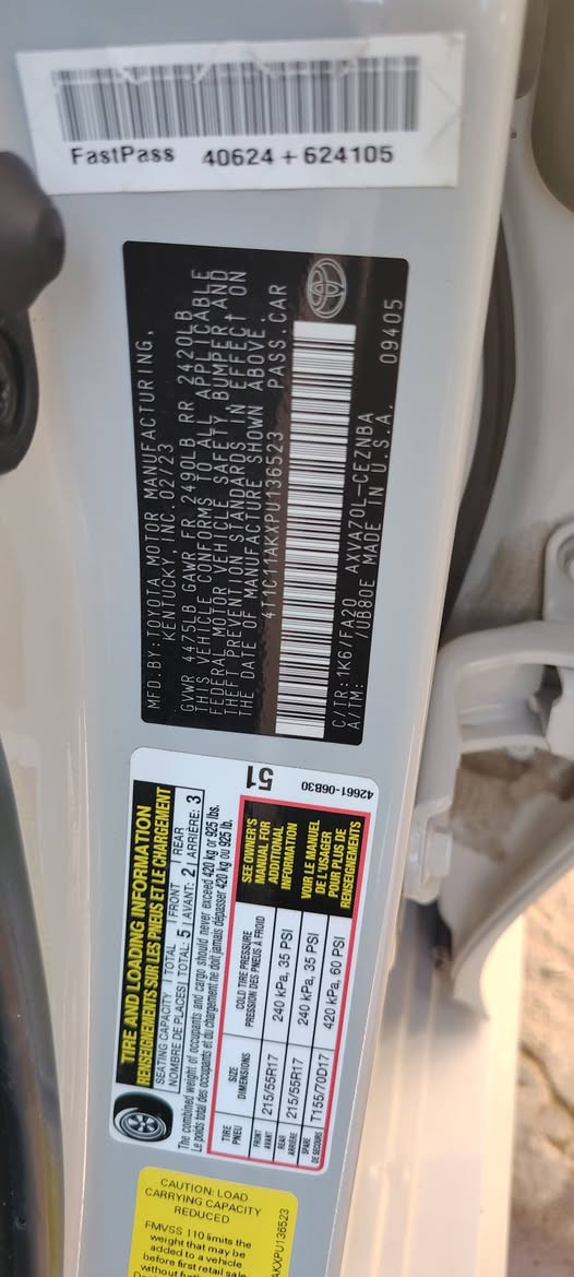 كامري 2023.اربيل شرط تحويل. سنويه وهزه جديد. لون سمنتي صور ضرر بلمنشور.للاستفسار***********
