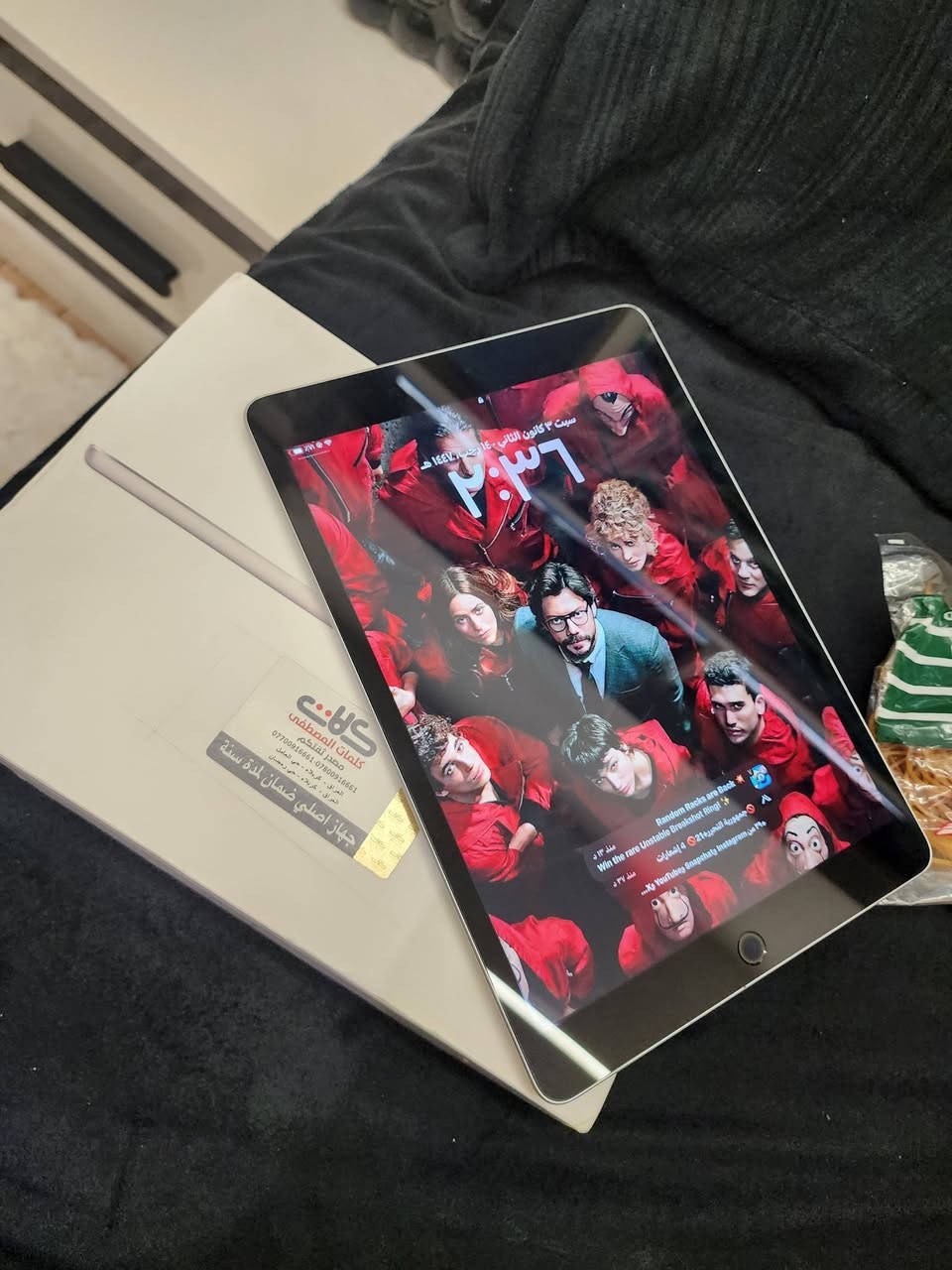 السلام عليكم ايباد ٩ نضيف كلش ذاكره ٦٤ شنو عندك مراوس تعال خاص
