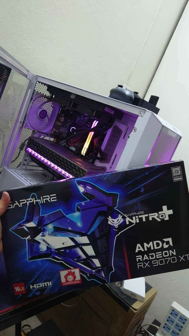 كرت شاشة rx9070xt 
استخدام قليل جدا حرارته جدا ممتازة هو وملحقاته وكارتونته كامل شخط مابي 
السعر 1100 بغداد, العراق


**إذا كنت صاحب هذا الإعلان وتريد حذفه لأي سبب، رجاءا أرسل رسالة إلى الدعم الفني**