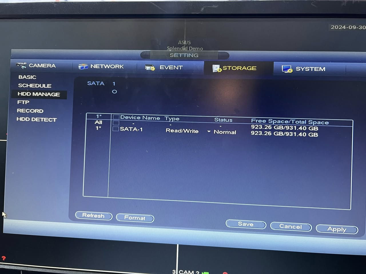 ديفي ار دهوا 2mp ابو الاربعه مع هارد 1TB 
سعره ويه لهارد ب ٦٥ عندي توصيل وين مكان ***********
