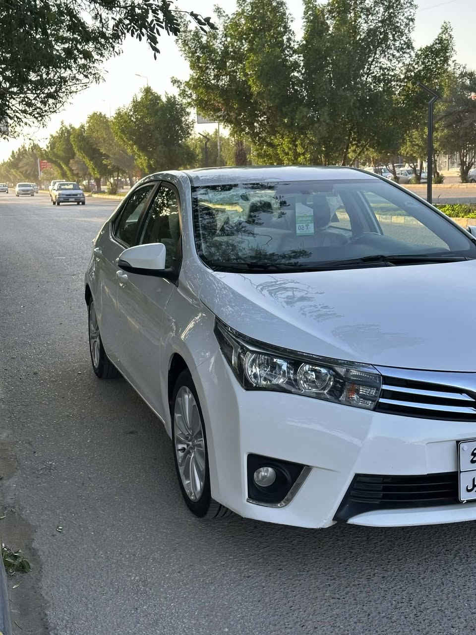 سلام عليكم كورلا 2015 خليجي مكينه 1600 شاشه حساسات تحكمات ماشيه 106 باسم شركه بيه جاملغ خلفي صبغ صوب السايق 140 وبيه مجال ***********
