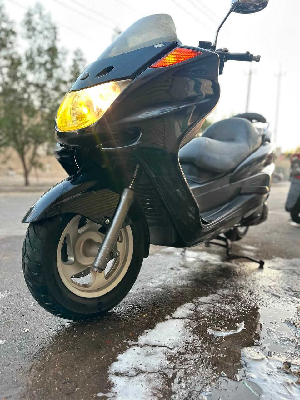 السلام عليكم للبيع دراجه ياماها ماجسته دبل رون محرك 250cc  لوحه وسنويه بسمي تحويل ثاني يوم كفاله من كلشي جديده هزه جديده كل نقص مابيه جاهزه مكانه بغداد شهداء العبيدي رقم *********** سعره خاص اوتصل وبلخدمه
