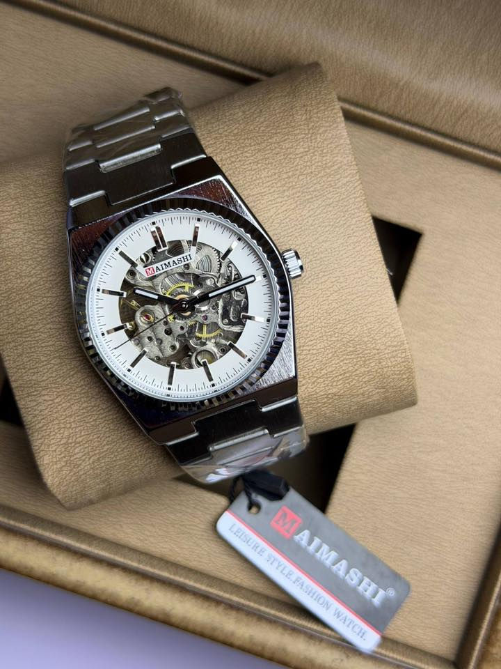 MAIMASHI
اصلي ماكنة اوتماتيك 
سكلتون كشف من الجانبين 
اميال لامينوس 
مينا مميزة 
قفل فراشة 
ستانلس ستيل 
مقاومة للماء 

35 الف على اول تم


**إذا كنت صاحب هذا الإعلان وتريد حذفه لأي سبب، رجاءا أرسل رسالة إلى الدعم الفني**