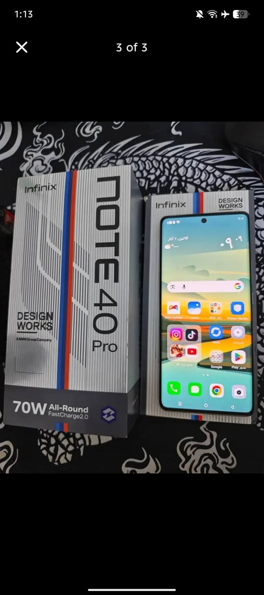 نوت 40 برو مامفتوح ب٢٠٠ بغداد الكماليه ***********
