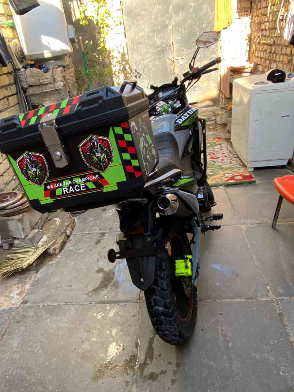 سلام عليكم دراجه دافنجر المحرك 300c
دراجه زيرو ماماشه صار شهرين من اخذته 
رقم اربيل الوحات اثنيث 
الرقم ***********
العنوان بغداد مدينه الصدر
