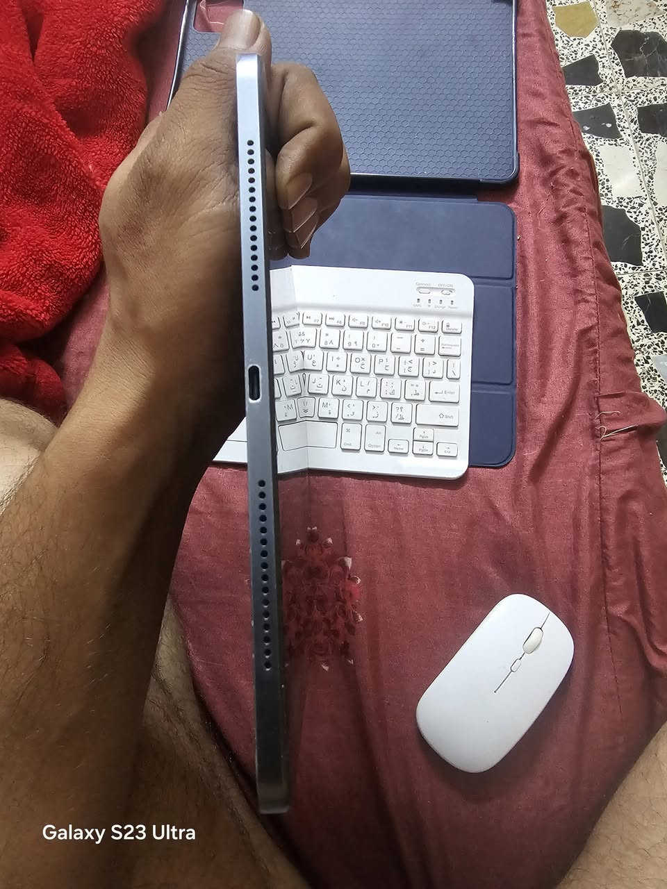 سلام عليكم تابلت شاومي ٦ اس ذاكره ٥١٢ حجمه الشاشه ١٢.٤ اكبر حجم معه كيبور ماوس قلم نقص شاحنه فقط كرتونه موجوده سعر ٤٠٠ مكاني بغداد مدينه الصدر ***********
