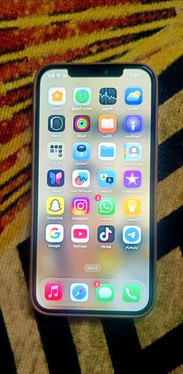 السلام عليكم
آيفون 12 برو ماكس 

ذاكرة 128/ ZA  دبل خط 
مبدل شاشه وبطاريه  تقره 100 شاشه اصليه  جهاز نضيف لوك مآبي. لو شخط. 
مراوس ب 13 عادي نضيف


**إذا كنت صاحب هذا الإعلان وتريد حذفه لأي سبب، رجاءا أرسل رسالة إلى الدعم الفني**