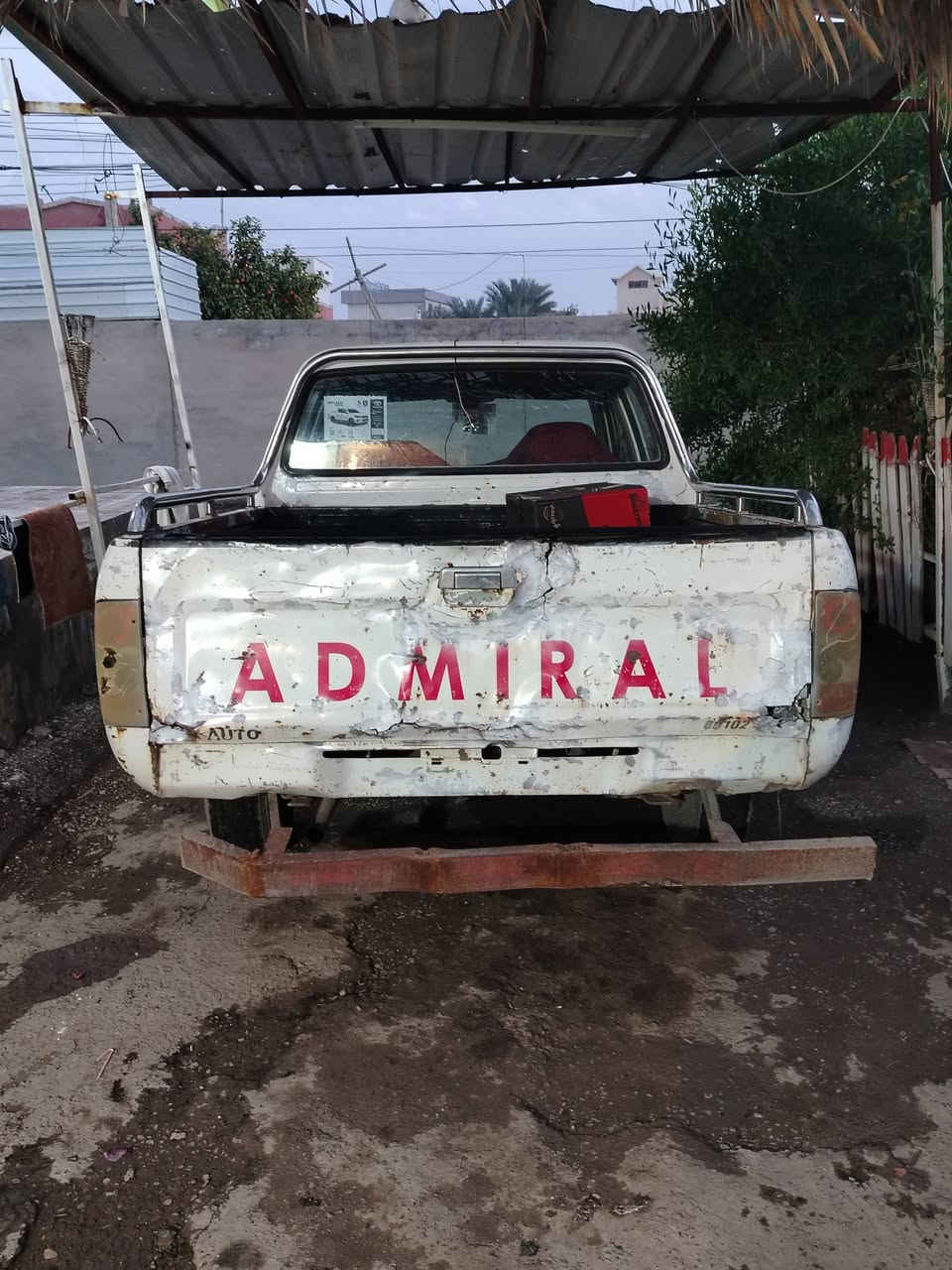 السلام عليكم
بكم ادمرال موديل 2006 منفيس اوراق كلها كامله محرك كير اكسل شاصي كلها شرط كشر نضيف صدر جديد السياره حلوه حيل

للبيع السعر ٢٦ وبيها مجال شي بصيط
الاستفسار ***********
مكان السياره الشرقاط الخصم
