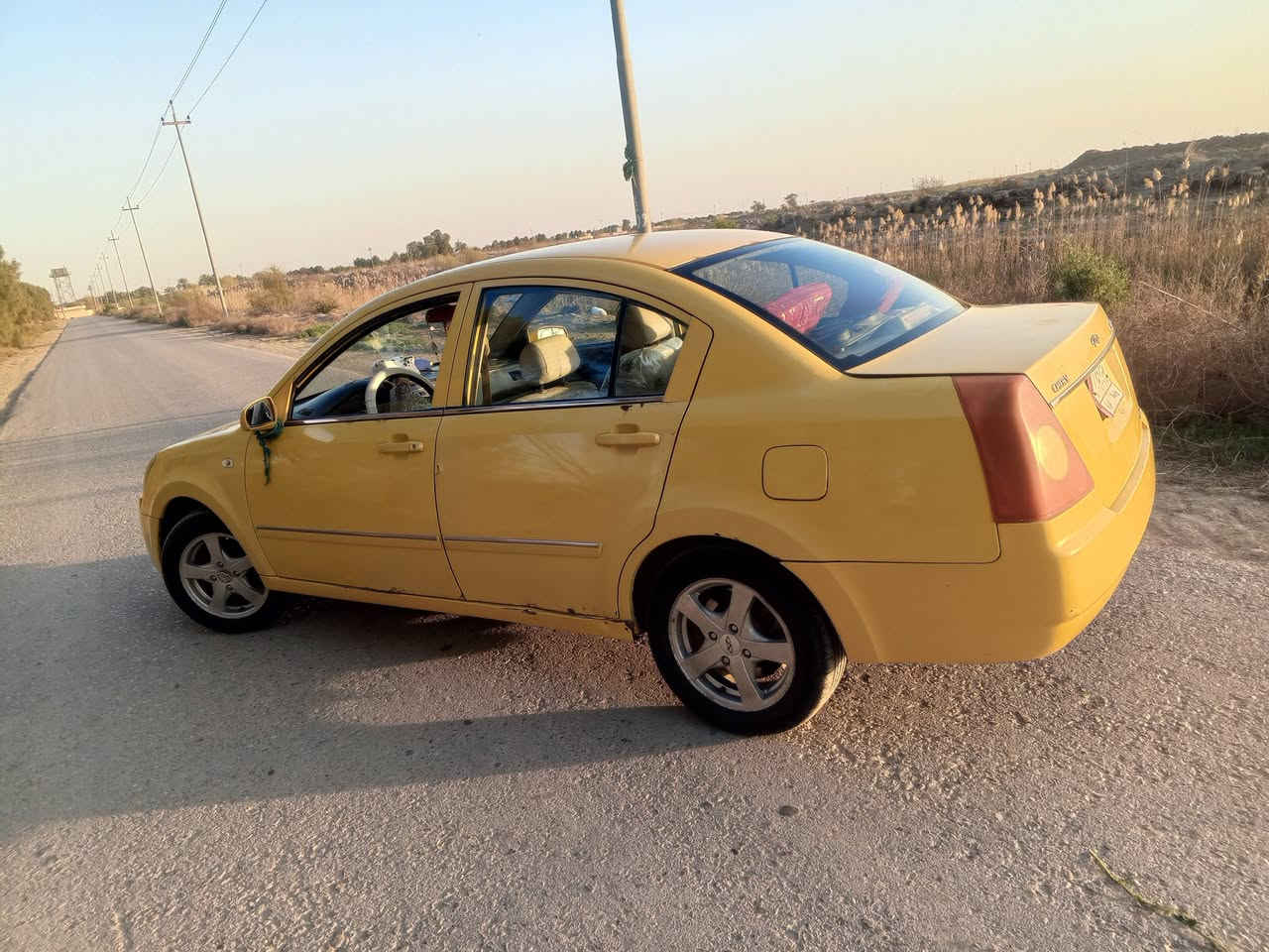 سلام عليكم من رخصة الأدمن 
سياره شيري A5 موديل 13مكفوله من الصبغ والضربه وتبديل رقم واسط سنويه ل28تحويل ثاني يوم مكينه وكير كورله شرط ترايك وين ماتريد سياره خير من الله حداديه وتخم تايرات كهربائيّات كلها شغاله تحكم ستيرين شاشه تحكم بل مري سعر 38وبيها مجال حق جيه شراي يتصل ***********👈بيه واتساب*********** مكاني واسط لأحرار
