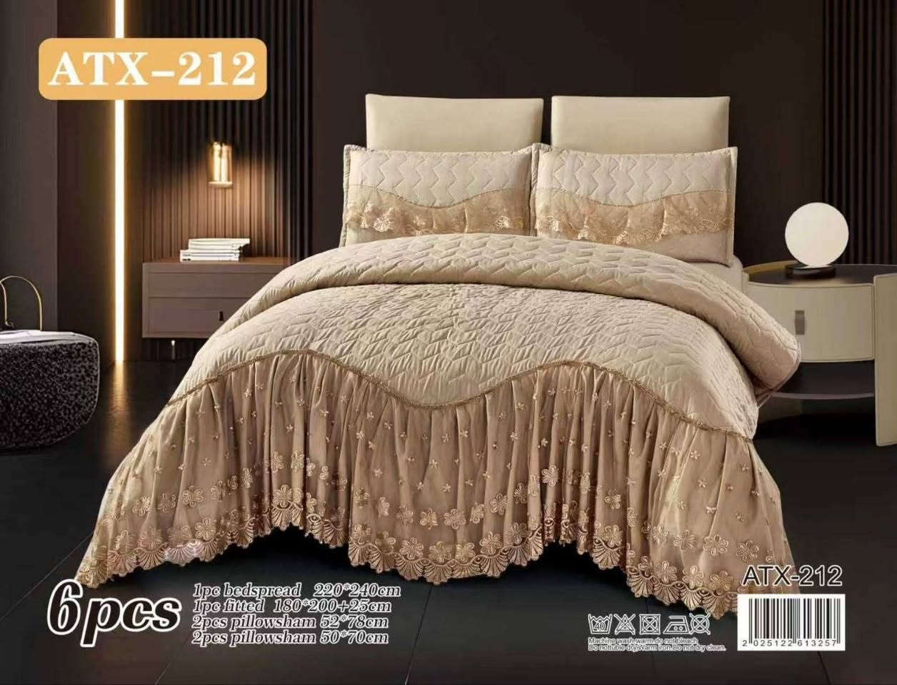 غطوه مقرنصه نفرين تركي قماش ساده من الماركه الجديده ابداع الافق 
*متكون من 6 قطعه*
قياس غطوه دوشك 220x240 
قياس تلبيسه 180x200 
قياس مخده2 مطرز 70x50
قياس  مخده 2 ساده 70x50 

توصيل بصرة 5 المحافظات 7  💛✨


**إذا كنت صاحب هذا الإعلان وتريد حذفه لأي سبب، رجاءا أرسل رسالة إلى الدعم الفني**