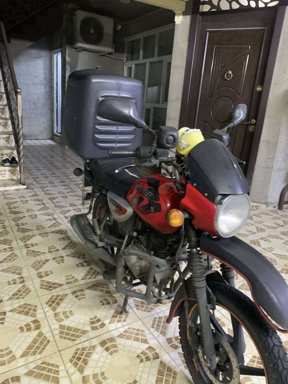 سلام عليكم دراجة بوكسر للبيع رقم ديالى مشروع وطني تحويل بنفس اليوم ***********
