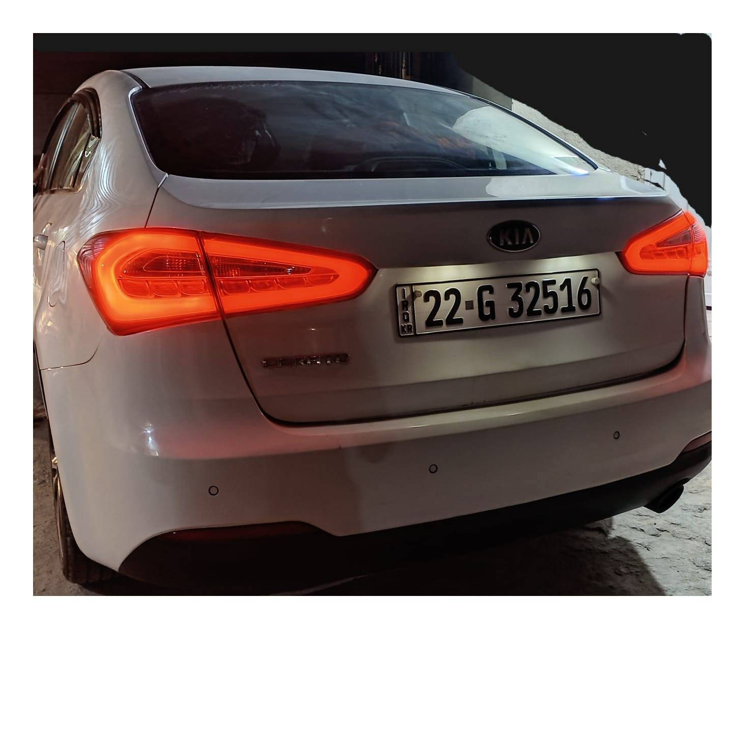 كيا سيراتو 2014 فول مواصفات عدا لفتحه سياره جديده مكفولا بصمه تشغيل بصمه ابواب ترحيب لد امامي لد خلفي  حساسات امامي خلفي سياره حلوه وجديده السعر 130 وبيهه مجال بسيط رقم الهاتف *********** واتساب ***********
