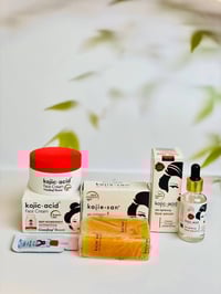 طقم كوجي سان • سيروم تفتيح • صابونة طبيعية