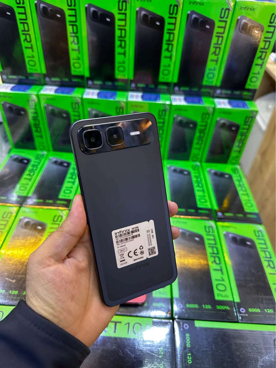 (          infinix smart 10 plus     )
🔥 ئێستا لە تی موبایل بەردەستە 🔥

🌹🌹🌹🌹🌹🌹🌹🌹
🌺قەبارەی ڕونما :6.67
🌺جۆری ڕونما :  LCD 
🌺نوێبونەوەی ڕونما : 120HZ
🌺ڕام :4GB
🌺بیرگە : 128GB
🌺چارەسەرکەر :    Unisoc T7250    
🌺کامێرەی سەرەکی :  8MP
🌺کامێرەی سێڵفی : 8MP
🌺باتری :  7000 MAH
🌺توانای بارگاوی بونەوە : 18W

نرخی 115 هەزارە

ئێمە لە تلگرام : https://t.me/Tmobile_yuu

هەموو پەیج و پلاتفۆرمەکانی ئێمە:https://takl.ink/T.mobile/

ناونیشانی ئێمە:
تی مۆبایل - سلێمانی - بازاڕی حەمە ســور - پشت چایخانەی شەعب - دوکــانی ژمارە { ٩ } 
***********
--------------
*********** السليمانية, العراق
