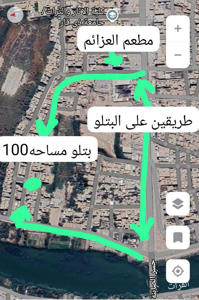 بتلو مبني طابوك مساحه 100 قريب كلش على السوك  ومنطقه كامله تئسيس كهرباء ومحوله بالشارع وتئسيس ماي ومجاري
 السعر 35
***********
