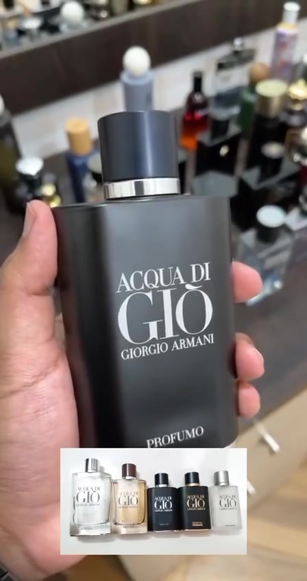 ✨ العطر الرجالي الاكثر طلبا 
عطر أكوا دي جيو بروفومو من جورجيو أرماني Acqua di Gio Profumo Giorgio Armani
عطر أكوا دي جيو بروفومو Acqua di Gio Profumo هو أحدث عطور دار جورجيو أرماني Giorgio Armani للرجال صدر مطلع هذا العام 2015 كأحد عطور الأروماتيك أكواتيك في قنينة سوداء اللون مع مكونات أكثر عبقا من الإصدارين السابقين (أكوا دي جيو ، و أكو دي جيو إيسنزا)
عطر اكوا دي جيو بروفومو Acqua di Gio Profumo
يحوي عطر أرماني الجديد أكوا دي جيو بروفومو Acqua di Gio Profumo مزيجا من البخور و رائة مياه البحر مع البرغموت و المريمية و الباتشولي.
الحجم. 100 مل
#الاصلي  💯
سعر الدرزن 
يوجد لدينا توصيل الجميع محافظات العراق✔️✔️


**إذا كنت صاحب هذا الإعلان وتريد حذفه لأي سبب، رجاءا أرسل رسالة إلى الدعم الفني**