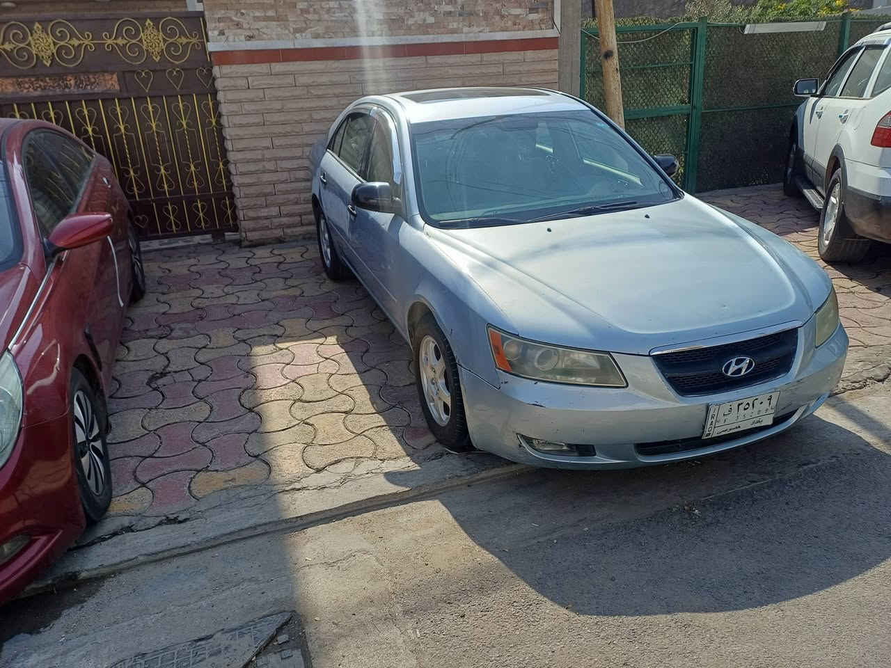 سوناتا ٢٠٠٧ مكينة ٦
وارد كندي حادث سرقة بنيد 
وبيها ضربة مبينة عندك بل صور ممصبوغة 
عارضها ب٨٥ وبيها مجال قليل 
***********
