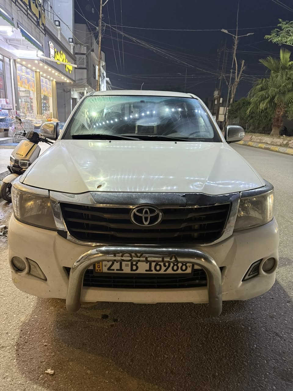 تويوتا هايلوكس موديل 2014
ماشية 200 الف بيها تعديل باب امامي طرف سكن واشوبه تعديل

بل بودي وشبر صبغ بل جوه باب

والسونار مرفق مع صور والسعر

2 دفتر  وبيها مجال

مكان سيار صلاح الدين قضاء طوزخورماتو 

رقم موبايل

***********

***********
