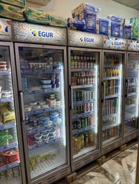 سوبر ماركت الجنينه • ٨ ثلاجات • كاشير