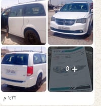 سياره دوج كرفان موديل ١٩ GT محرك ٣٦٠٠ بيبان وجنطه كهرباء  فرس بالسقف ا...