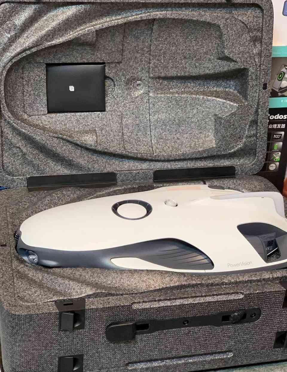 PowerRay
الأبعاد465x270x126 ملليمتر

الوزن~ 3.8 كيلوجرام (في الهواء)

درجة حرارة التشغيل32 ° ~ 104 ° f (0 ~ 40 ℃)

عمق القدرات30 متر

عمق دقة± 10 سنتيمتر

ماكس سرعة كروز3kn (1.5 متر/الثانية) (لا يزال الماء)

ماكس الإبحار الوقت4 h (لا يزال الماء ، واستخدام الضوء)
1.5 h (لا يزال الماء ، l سرعة وضع كروز)
0.5 h (لا يزال الماء ، h سرعة وضع سباق)

الشحن الوقت≤ 2. 5 h

الدافع التكوين3 الدفاعات (2 الأفقي ، 1 الرأسي)

البطارية94.72Wh (14.8 فولت 6400 مللي أمبير) يبو

بطارية دورة الزمن≥100

كاميرا
عدسةFov 95 ° (في الهواء) f2.8

الاستشعار1/2 3 بوصة كموس ، بكسل فعالة: 12 متر

حجم الصورة12 متر: 4000x3000 4:3 (الافتراضي)
8 متر: 3840x2160 16:9
5 متر: 2560x1920 4:3

دقة الفيديو4 كيلو: 3840x2160 25fps (الافتراضي)
1440 وعاء: 2560x1440 50fps
فد: 1920x1080 30/60fps

ISOالسيارات/100/200/400/800/1600/

اطلاق النار انفجار1/3/5 إطارات

التخزين32 جرام/64 جرام

أضواء
الطاقة3Wx2

سطوع450 lumens (مع التحكم يعتم)

درجة حرارة اللون6500 كيلو

عرض لايف
عرض لايف الجودة720 وعاء 25fps/1080 وعاء 30fps

ماكس مسافة الإرسال≥10m

تردد التشغيل2.4 ~ 2.483 جيجا هرتز

EIRP≤20dbm

الكمون≤300ms

فيشفيندر
تردد التشغيل125 كيلو هرتز

المسار زاوية30 °

المسار عمق0.6-40 متر

درجة حرارة التشغيل0 ~ 40 ℃

اللاسلكيةواي فاي 2.4 ~ 2.483 جيجا هرتز

EIRP≤20dbm

واي فاي المدى90 متر

القرار0.1 متر

وقت التشغيل≥2h

الشحن الوقت≤3h

ملاحظه هامه جدا شراي فقط يدخل ع واتساب سعر 375 ألف دينار بيه مجال قليل توصيل مجاني للتواصل واتساب 
‏‪***********‬‏
