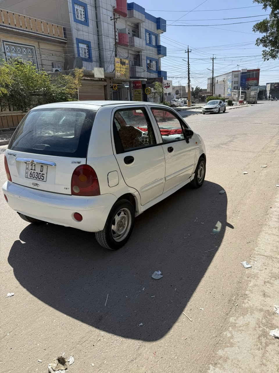 السلام عليكم كيو كيو ٨ رقم بغداد انكليزي محرك وكير نضيفات اوتماتيك تحويل مباشر هزه جديده سيارة جاهزه السعر ٢٢ وبيها مجال بغداد الزعفرانيه ***********
