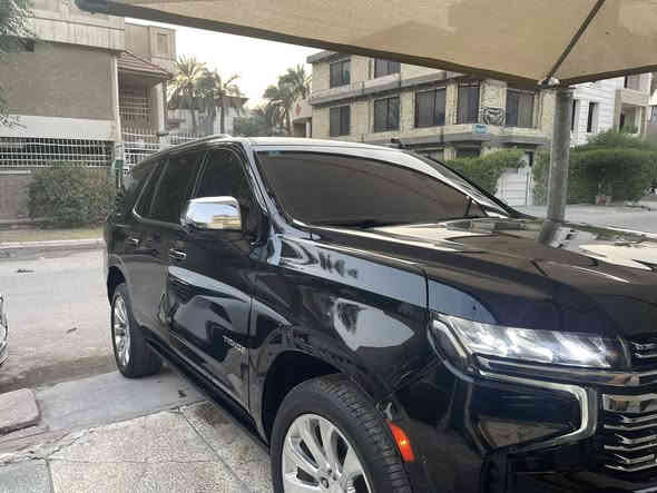 السلام عليكم تاهو للبيع 2022 ماشيه 91الف مكفوله من غير الطخات الثنين الي موضحات بل صوره السياره عليها بي بي أف السياره برايمر السعر 52وبيها مجال الاتصال على *********** ممتواجد عل فيس
