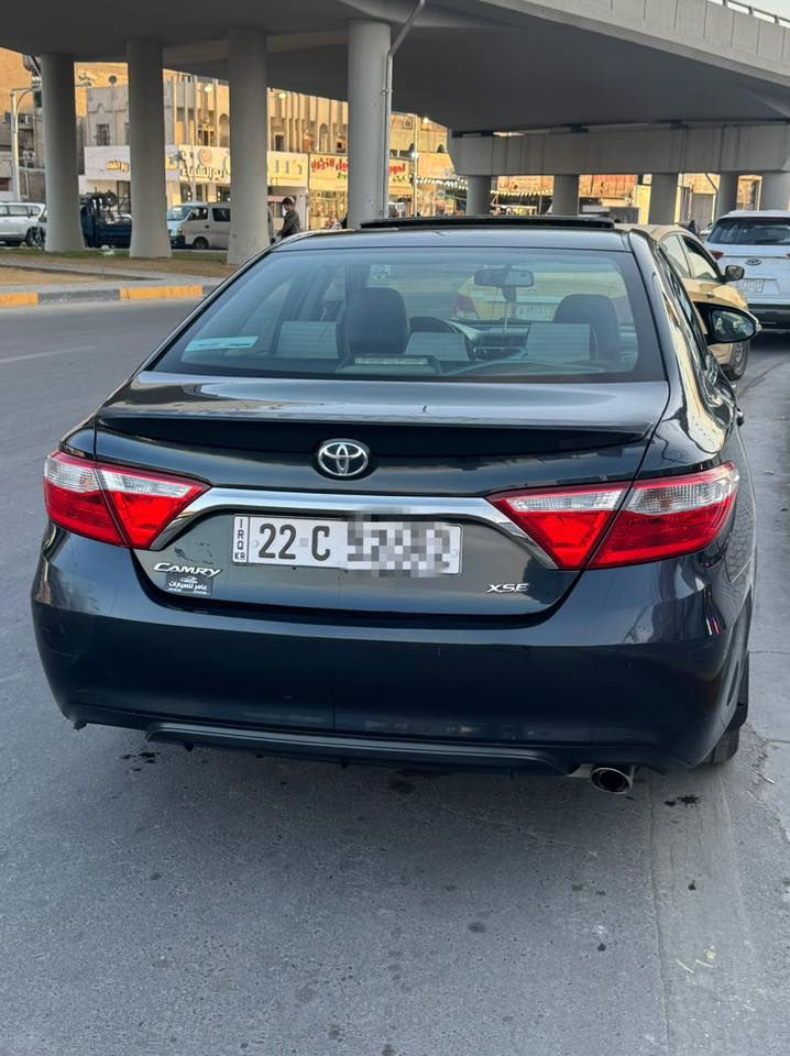 السلام عليكم
كامري 2016 

لون نفطي 

السيارة xse

فول مواصفات 1/1

بصمة

فتحة سلايت 

لايت زنون 3 عدسات

كشن هيتر

مراية كهرباء 

سستم سماعات JBL بلادي

شاشة وكامرة بلادية

السيارة مكفولة كفالة عامة من الضربة والصبغ حتة الدعاميات مكفولة السيارة بأسم خالي موجو تحويل ثاني يوم رقم اربيل 
السيارة ماشية 178 الف 

السعر 180 وبي مجال قليل
التفاصيل كلها كاتبهة اي استفسار اتصال ع رقم  ***********
