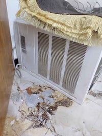 مكيف  midea ابو طنين مشغله بس الصيفيه الفاتت نضافته ٩٠ بلميه سعره ٣٥٠ ...
