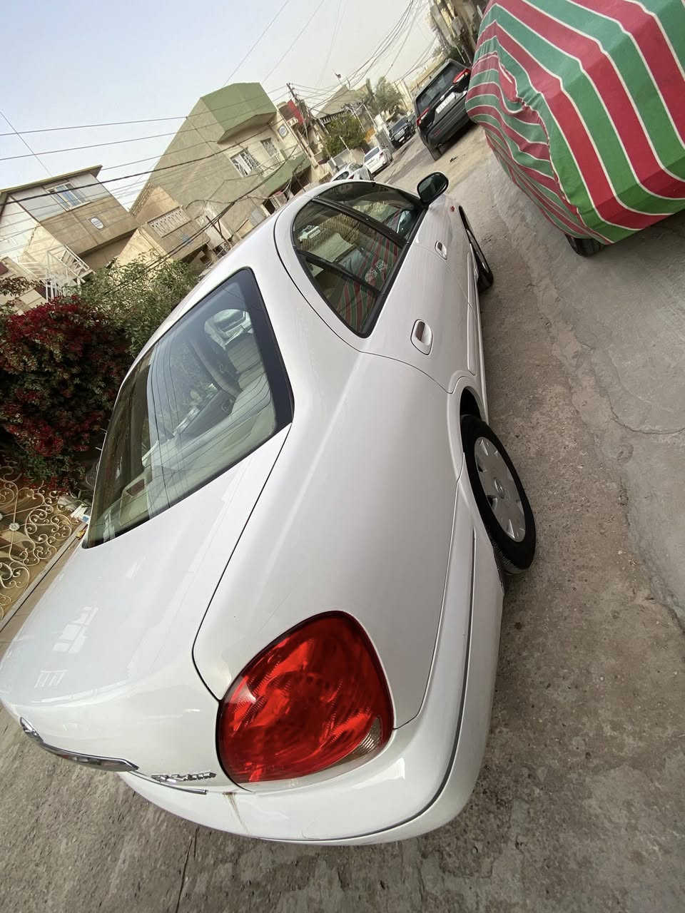 سلام عليكم 
سني 2008 رقم بغداد انگليزي ، السنوية سقطت بشهر 11 ، غرامة السنوية و وعليها غرامة 100 الف اني اتحملهن 

كير محرك مكفولات تبريد ثلج 
حدادة 100‎%‎ وصدر  فقط بيها قاعدة دبل الايسر خالعه

السياره بيها البنيد معدل بارد بي رواج خفيف وبيها يم قبق البانزين بارد والدعاميات صبغ اما باقي السياره تكحيل فقط
السعر 100$ وبيها مجال بسيط 
مكاني بغداد البياع 
***********
