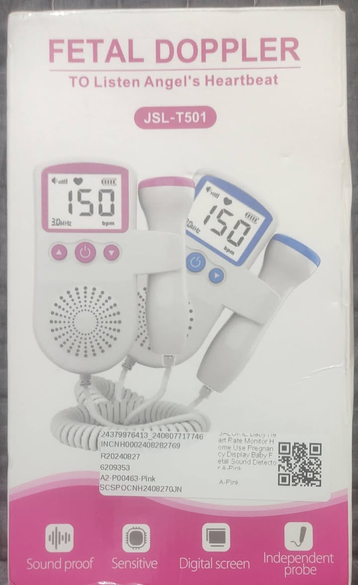 جهاز لسماع نبض الجنين
جهاز سماع نبض الجنين – Fetal Doppler JSL-T501
استمتعوا بلحظة الاطمئنان وسماع نبض قلب الجنين بكل وضوح من المنزل مع جهاز Fetal Doppler الحديث.
المميزات:
شاشة رقمية واضحة لعرض معدل نبض الجنين (BPM).
حساسية عالية لالتقاط نبض الجنين بسهولة.
مكبر صوت مدمج لسماع النبض بوضوح.
مجس (Probe) مستقل لسهولة الاستخدام.
تصميم خفيف ومريح للحمل.
يعمل على البطاريات وسهل التشغيل.
مناسب للاستخدام المنزلي أو للعيادات.
المواصفات:
الموديل: JSL-T501
التردد: 3.0 MHz
شاشة: Digital LCD
قياس نبض الجنين بدقة عالية.
صوت واضح وتقنية تقليل التشويش.
محتويات العلبة:
جهاز دوبلر نبض الجنين.
مجس الفحص (Probe).
سلك التوصيل.
علبة الجهاز الأصلية.
فوائد الجهاز:
الاطمئنان على نبض الجنين في أي وقت.
مناسب للأمهات الحوامل من الأسابيع المتقدمة للحمل.
سهل الاستخدام ولا يحتاج خبرة طبية.
🔒 السعر 15000 الف ويوجد  50 قطعة


**إذا كنت صاحب هذا الإعلان وتريد حذفه لأي سبب، رجاءا أرسل رسالة إلى الدعم الفني**