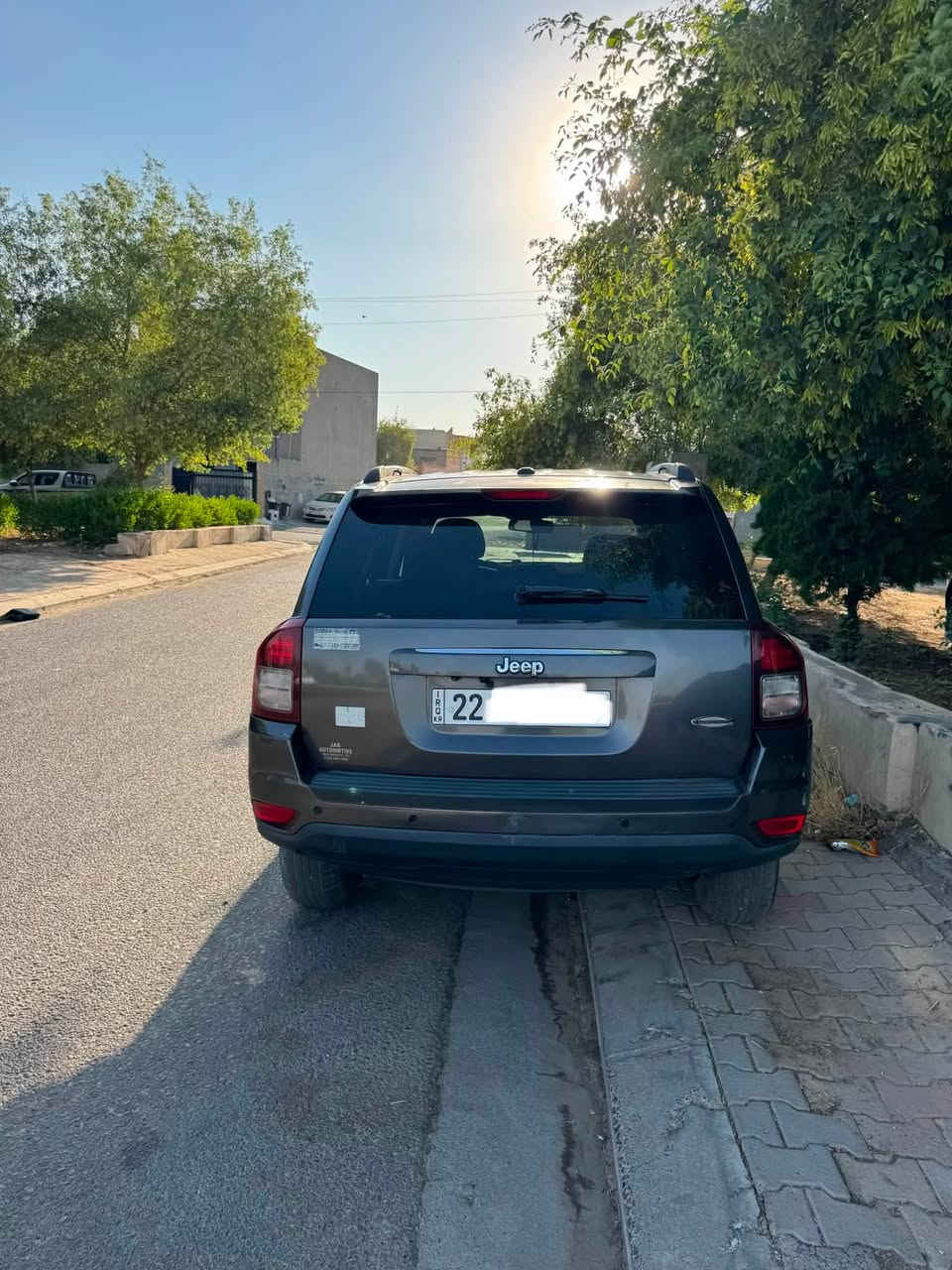 Jeep compass 2017 latitude 
رقم هەولێر 
٢ پارچە بۆیاخە بێ داخل 
ارباگ سیستم
گیرو مکینەو کارەبای شەرتە 
بێ داخلە پێشو پشتی کەپسە سعری 88 ورقە 
شوێن سەیارە هەولێر 
رەقەم و سەنەوی نوێیە 
***********
***********
…….
Jeep compass 2017 
Latitude 
رقم اربیل 
بیها ٢ قطعە صبغ بدون داخل 
ملان سیارە اربیل 
گیر. و محرک وکهربائی کل بشرط مکان سیارە اربیل 
سیارە باسمی وسنویە جدید 
***********
***********
