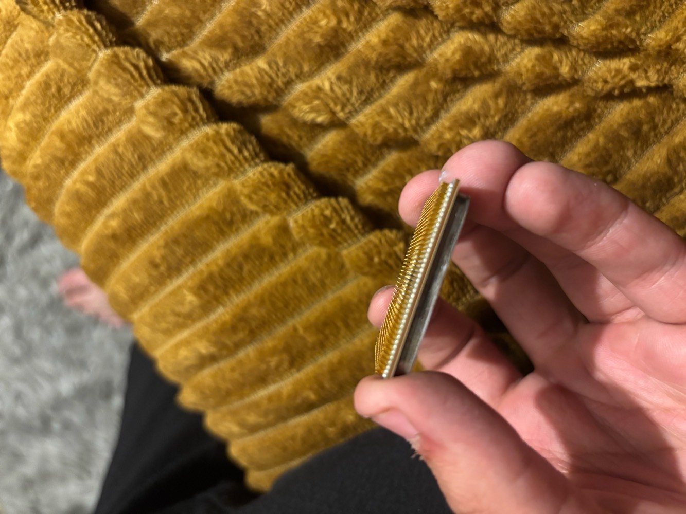 معالج رايزن R5 3400G بوكس
مع المبرد 
يجي بي كرت شاشه داخلي 
للبيع سعر ٥٥
عنوان بغداد متوفر توصيل
هل يتضمن أي ملحقات أخرى مثل المروحة أو أدوات التركيب؟: 
نعم
ما هو الوضع الحالي للمعالج من ناحية الاستخدام؟: 
استخدام قليل
أين موقعك لتسهيل الشراء والتوصيل؟: 
بغداد شعب
هل هناك إمكانية للتفاوض على السعر؟: 
نعم