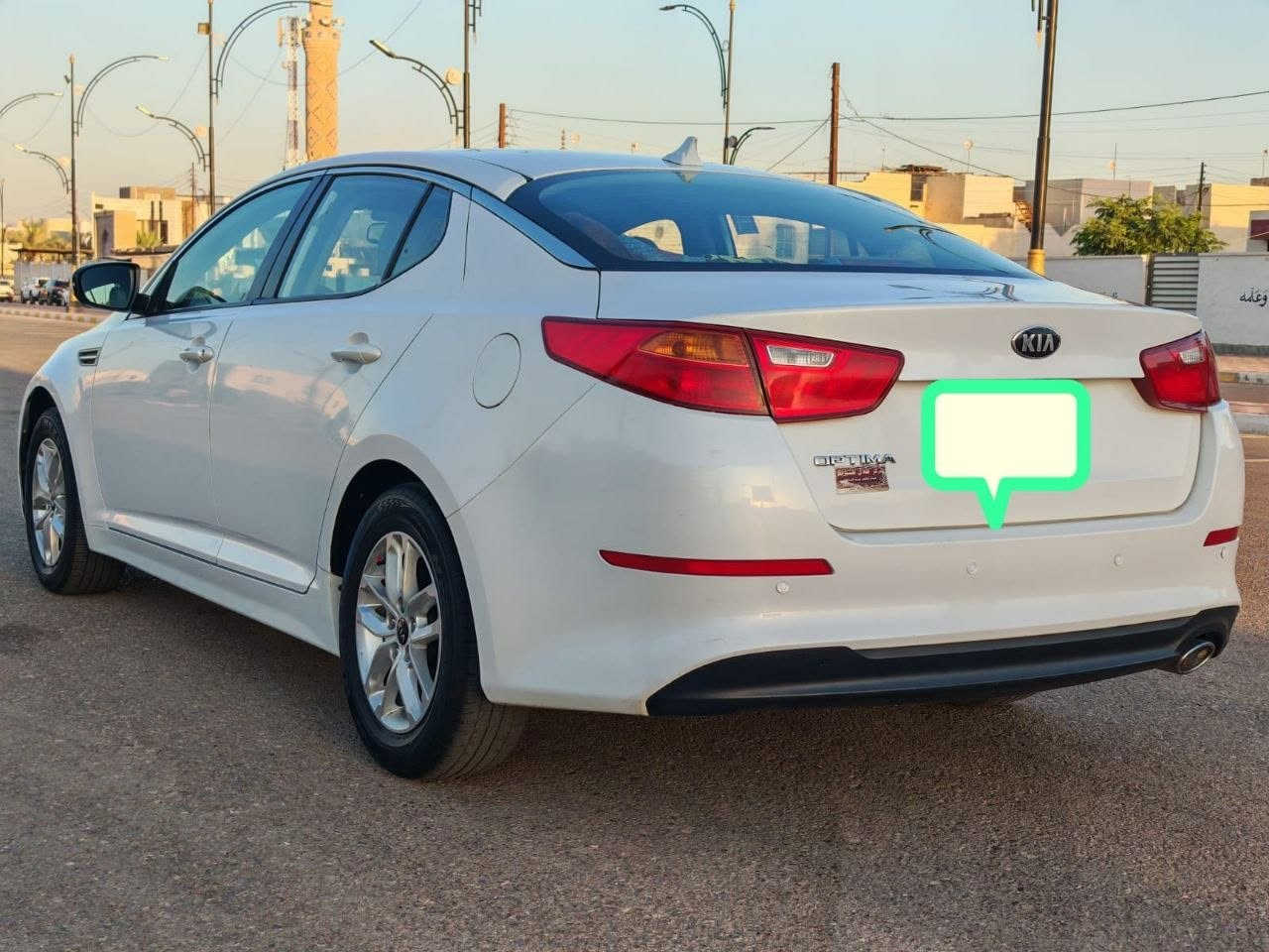 للبيع كيا أوبتيما 2016 وارد خليجي

موديل: 2016
وارد: خليجي
المحرك:  DOHC 16V 2000 ( دوش 2000 )
عداد الكيلومتر : 157,000 كم
اللون: أبيض لؤلؤي
الداخلية: بيجي واسود
الرقم : بغداد خصوصي والسنوية جديدة بأسمي تحويل بأي وقت تريد

المواصفات
✅ شاشة لمس
✅ كاميرا خلفية
✅ حساسات خلفية
✅ مثبت سرعة
✅ تحكم من الاستيرن
✅ بلوتوث + USB + AUX
✅ جنوط ألمنيوم أصلية
✅ تكييف ممتاز وبارد جدًا
✅ مرايا ونوافذ كهربائية
✅ ABS + نظام الثبات
بالحقيقة بعد احلى من الصور

حالة السيارة
✔️ وارد خليجي أصلي.
✔️ السيارة بدون أي ضرر أو حوادث.
✔️ محرك وگير بحالة ممتازة جدًا.
✔️ عداد الكيلومتر : 157 ألف كم، مشي استخدام شخصي هادئ وليس استخدامًا مرهقًا أو أجرة.
✔️ السيارة محافظ عليها بشكل كبير، وجميع الصيانات الدورية اعملها في وقتها.
✔️ لا تحتاج إلى أي دينار مصروف، جاهزة للاستخدام .

📍 السعر المطلوب: 14,600$ ( بيها مجال للتفاوض بالمعقول )

📞 للاستفسار: على الخاص او الاتصال ( *********** )
العنوان : الانبار - الرمادي

