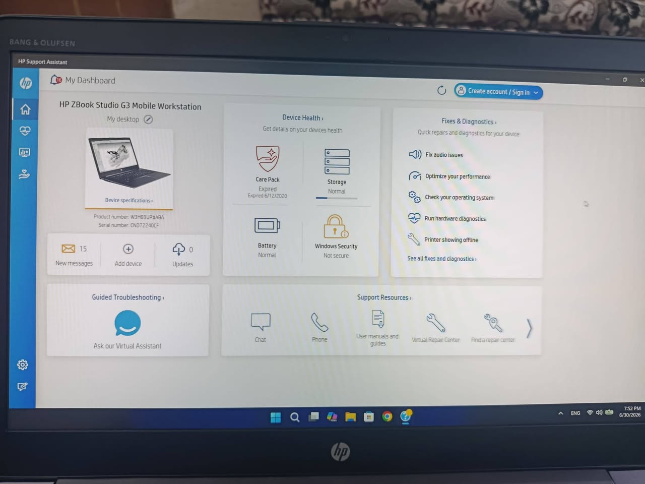 العنوان البصره كرمه علي البدران 
الابتوب مواصفة بمعالج 17 جيل 6HQ و راماته 16GB DDR4 وبيه كارتين شاشة Intel HD

530 و کارت شاشة NVIDIA QUADRO 4GB VRAM 1000 و شاشة 15.6 انج دقة

FHD 60HZ و هارد 2. ليكسر 256GB سرعة 3.5GB بل ثانية جيل 3 و الابتوب بيه كيبورد ضوئي و بصمة والسبيكر مالته صوته عالي ومحيطي بسبب انو الابتوب يحتوي على كارت صوت قوي و الابتوب بيه منافذ تايب سي ووياه شاحنته الاصلية ويكدر يشغلك العاب ويشغلك برامج هندسية مثل اوتو كاد وغيرة ويكدر همين يشتغل كتصفح وبرامج ثانية النظام

مالته ويندوز 11 اخير تحديث الي هوه 25H2 و التفعيل مالته الاصلي مال جهاز الي هوه ويندوز 11PRO يعني لو تفرمته الف مره ما يروح التفعيل لأن اصلي ، سعر الجهاز 425 الف ملاحظة: بطارية الابتوب صحة جيدة
بي مجال للشراي 
***********
